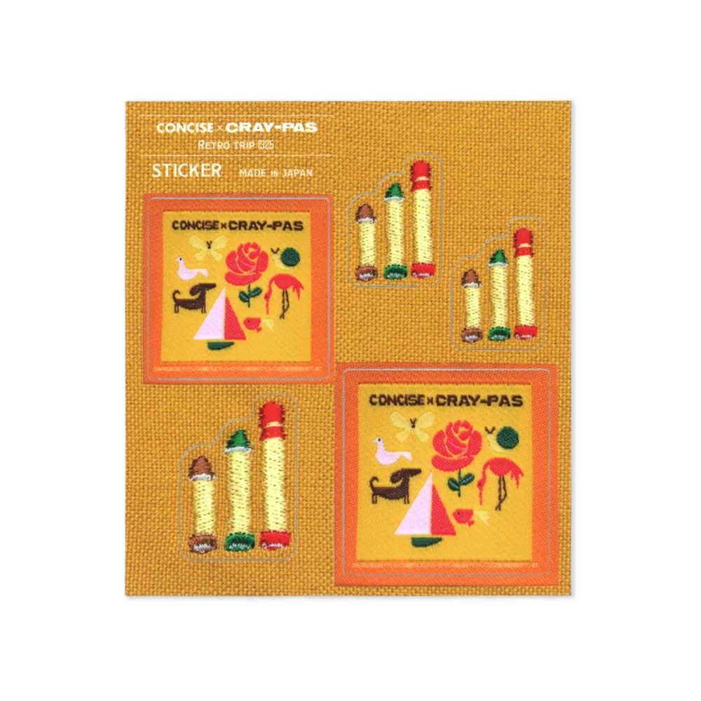ステッカー クレパス柄 Bタイプ | サクラクレパス OFFICIAL SHOP