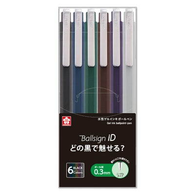 ボールサインiDシングル04 6色セット | サクラクレパス OFFICIAL SHOP